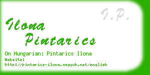 ilona pintarics business card